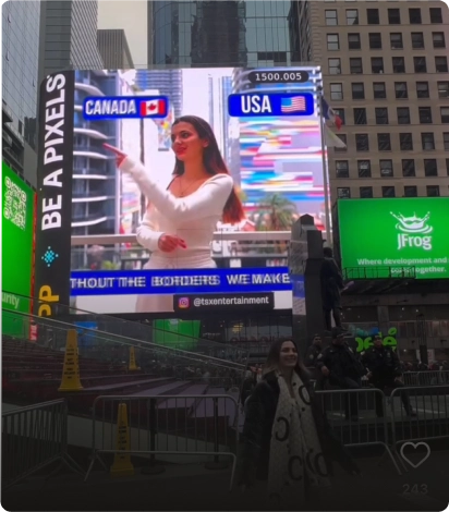 And here we are in 2024 on billboards in Times Square.
