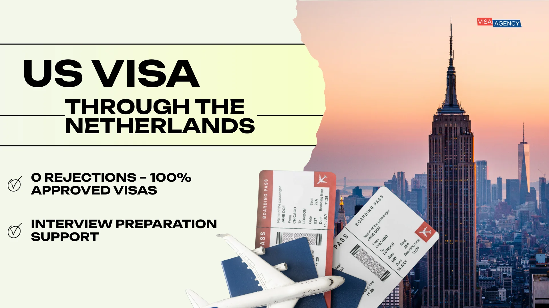 US visa through the Netherlands — Visa Agency - Visa Agency