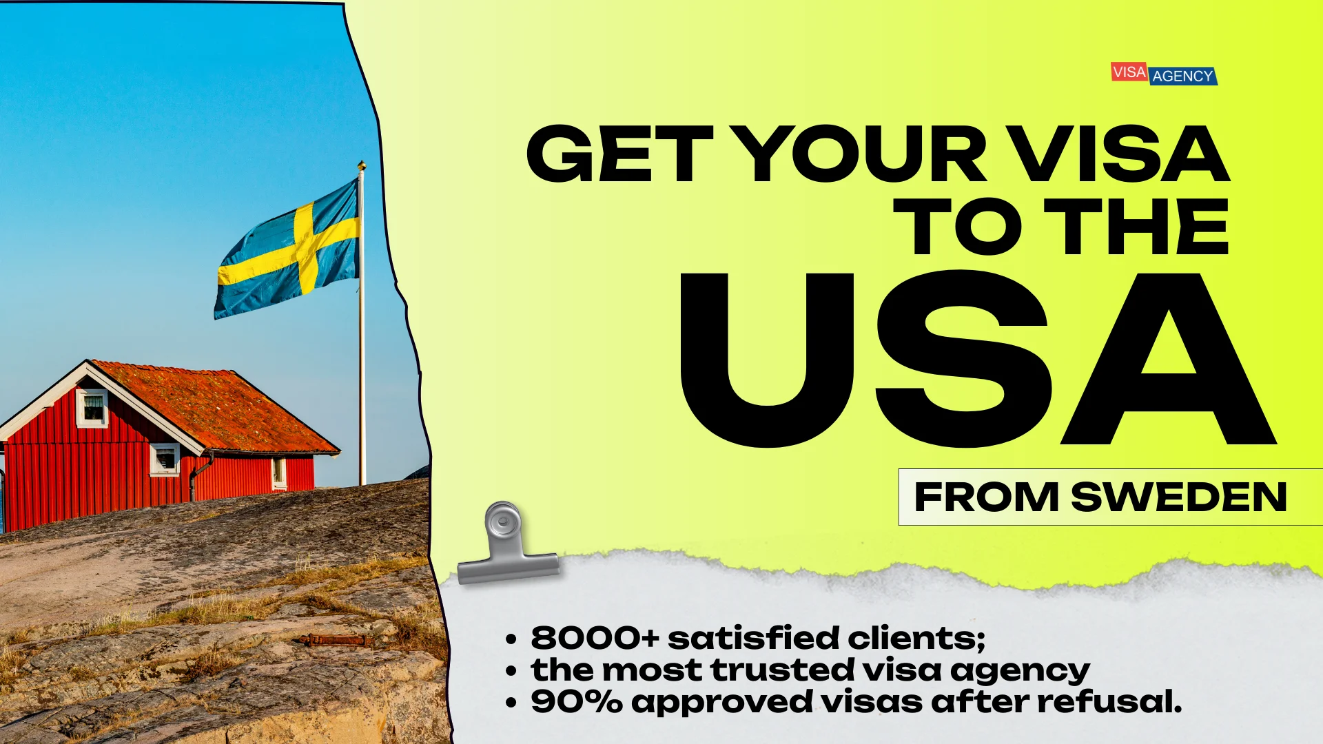 US Visa through Sweden — Visa Agency - Visa Agency